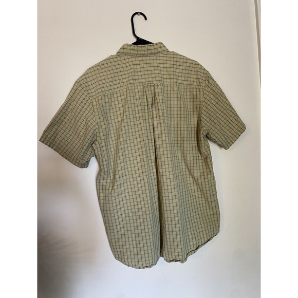 Columbia Sportswear Shirt Men’s Size L Button Down Plaid Short Sleeve Brown - Picture 5 of 5
